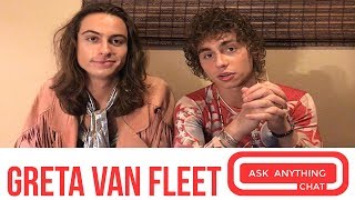 Greta Van Fleet Teaches Us About The 2 Kinds Of Groupies [upl. by Penland]