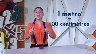 Matemática Divertida 3er Grado  Establece Equivalencia entre Metro Decímetro y Centímetro 1 [upl. by Amron]