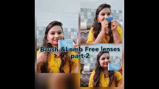 Bausch  Lomb Contact Lenses Free Trial  Full Review  Part2 [upl. by Leinehtan435]