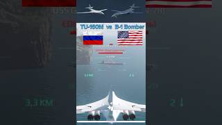 TU160M vs B1 Bomber  Modern Warships modernwarships mw [upl. by Lennahc]