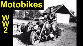 Motorcycles of WW2 Military Motorcycles of World War Two [upl. by Atiz]