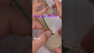 PINCELES O AZULEJOS TEJIDOS EN CROCHET florestejidas crochet [upl. by Ayaet]