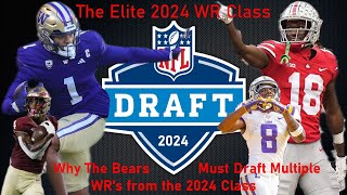 2024 NFL Draft WR Class Is ELITE [upl. by Dorman632]