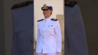 Princess Leonor Rocks Her Navy Uniform leonor princessleonor leonordeborbón navalacademy [upl. by Myrta722]