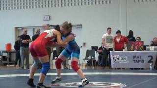 2016 ONT SR PROV FW48kg Farrantina Gatta Brock vs Augusta Eve Impact [upl. by Stickney]