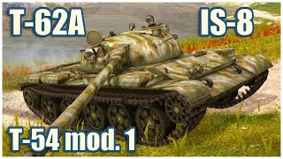 T62A IS8 amp T54 first prototype • WoT Blitz Gameplay [upl. by Ekal]