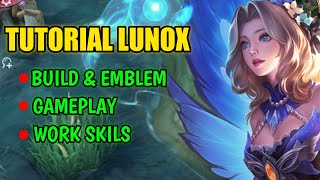 Lunox Tutorial Build  Emblem  GamePlay  LUNOX BEST BUILD 2023 [upl. by Lisa]