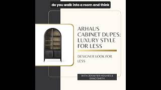 Arhaus Cabinet Dupes  Luxury Style for Less [upl. by Adidnac920]