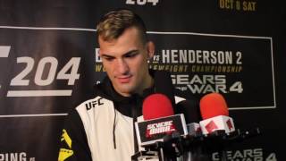 PostFight Scrum with Mirsad Bektic after UFC 204 [upl. by Gnov]