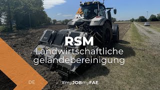 Der FAE Steinbrecher für schwierige Einsätze bei der Arbeit mit einem Valtra Traktor [upl. by Massey]