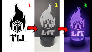 How to PROPERLY Laser Engrave Acrylic  LIT Tutorials [upl. by Enilehcim]