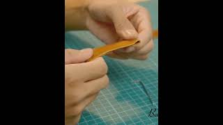 Making A Brown Shell Cordovan Leather Watch Band [upl. by Idmann]