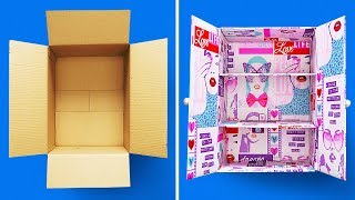 29 CARDBOARD BOXES CRAFTS [upl. by Banks]