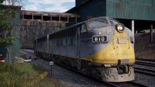 TSW 2 Clinchfield Railroad Elkhorn  Dante Route  First Greenbriar Turn Part 2 Dante To Delano [upl. by Renae]