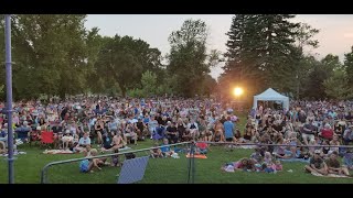 Manitoba Sunflower Festival Saturday night crowd July 27th 2024 [upl. by Pen681]