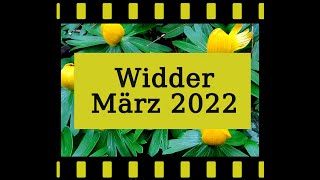 WIDDER MÄRZ 2022 Ewige Verlockung Tarot Karten Orakel für die Sternzeichen [upl. by Eetsirhc]