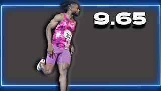 Kishane Thompson EPIC RUN in Track and Field 2024 [upl. by Candi318]