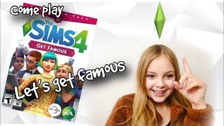 Come Play Sims 4 Get Famous Ep 1 OMG HOW DID I FAIL 😭😂 [upl. by Belac]