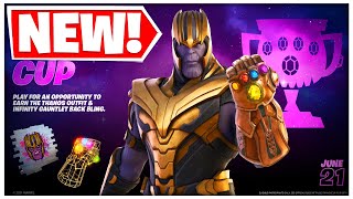 NEW Thanos Skin Revealed  Thanos Skin Tournament Fortnite Battle Royale Shorts [upl. by Aneetsyrk]