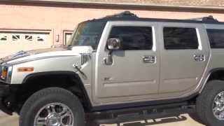 HD VIDEO 04 HUMMER H2 PEWTER CHROME FOR SALE SEE WWW SUNSETMOTORS COM [upl. by Haskins867]