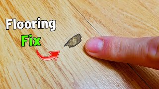 Easy DIY Fix for Chipped Laminate or LVP Flooring [upl. by Anirres747]