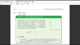 112 Calcul Différentiel Comprendre les Notions de Limite [upl. by Renrag]