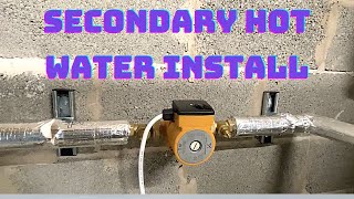 Plumbing Tips  SECONDARY HOT WATER RETURN INSTALLATION [upl. by Loni109]