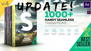 FREE Handy Seamless Transitions V46 UPDATE Tutorial  After Effects CC 2018 [upl. by Cate]