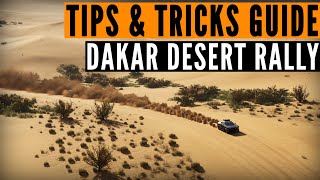 Top 5 Dakar Desert Rally TIPS amp TRICKS [upl. by Melinde]