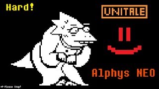 Unitale Vs Alphys NEO  Alphys Takes Action Excellent [upl. by Noryv]