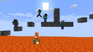 10 Noobs VS Minecrafts Hardest Parkour Course [upl. by Cristie]