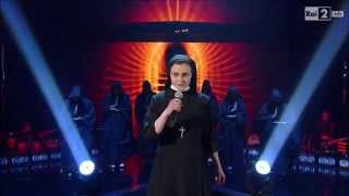 The Voice IT  Serie 2  Live 1  Suor Cristina Scuccia canta quotWhat a feelingquot [upl. by Roi]