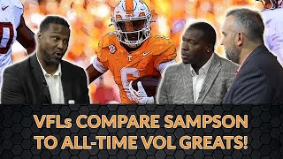 VFLs COMPARE SAMPSON TO ALL TIME VOL GREATS [upl. by Nyllewell]