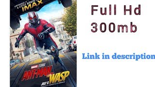 How to download Ant Man and the Wasp 2018 Hindi Dubbed HDCAM 480p HD [upl. by Nyasuh]