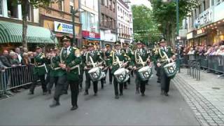 Schützenparade 2010 Grevenbroich Dienstagnachmittag [upl. by Ihsoyim70]