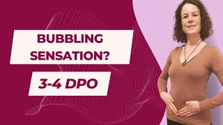 Bubbling sensation at 4 DPO [upl. by Rundgren]