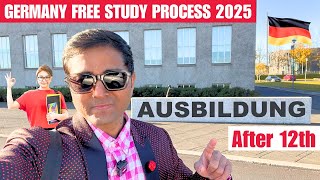 Germany Free Study Ausbildung Process 2025  Vocational Training  Visa  Application  Salary  Law [upl. by Annmarie]