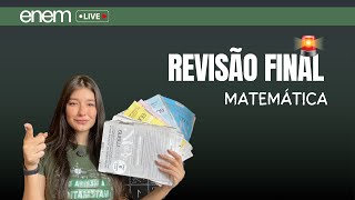 Revisão FINAL de MATEMÁTICA para o ENEM enem2024 [upl. by Fast561]