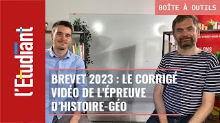 Brevet 2023  le corrigé de lépreuve dhistoiregéo [upl. by Cumine]