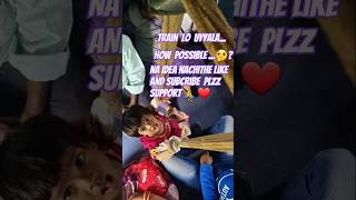 Train journey lo baby kurchodam ela how🤔🤔🤔🥰🤣 plzzz subscribe my channel ishu baby queen [upl. by Arst474]