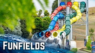 All Water Slides at Funfields  GoPro POV [upl. by Sidoma]