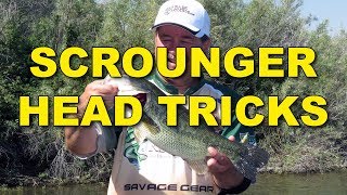 Scrounger Head Tricks  Bass Fishing [upl. by Enyad638]