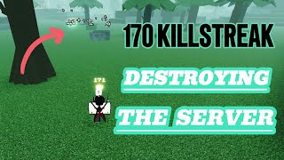 170 KILLSTREAK BY DESTROYING TEAMERS  Rogue demon [upl. by Llezo]