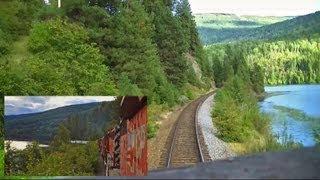 Kootenay Valley Railway Canadian Pacific Cabride  Trail to Nelson BC on an SD402 [upl. by Hillel542]