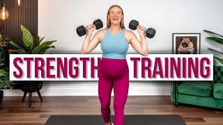 40 minute Full Body Traditional Strength Training  Dumbbell ONLY workout for building muscle [upl. by Melanie]