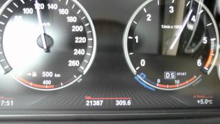 2013 BMW 525d 218 hp xdrive 0100 Kmh [upl. by Ma]