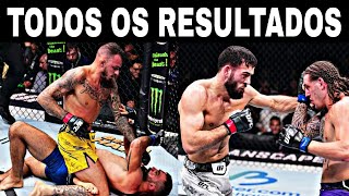 TODOS OS RESULTADOS DO UFC MOICANO VS SAINT DENIS [upl. by Zadoc]