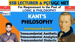 Kants Transcendental Aesthetic Transcendental Analytics12 Categories Transcendental Dialectic [upl. by Viafore]