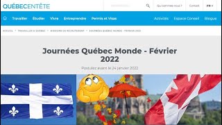 Le Québec recrute à travers le monde  Journée Québec Monde  offres demploi au Canada [upl. by Nnelg]