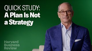 A Plan Is Not a Strategy [upl. by Fredra]